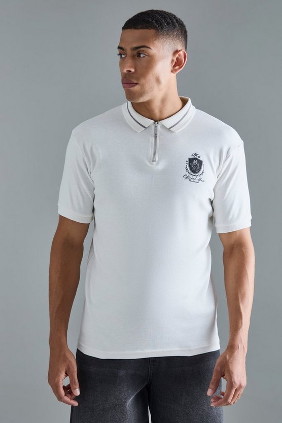 Slim-Fit Colorblock Poloshirt