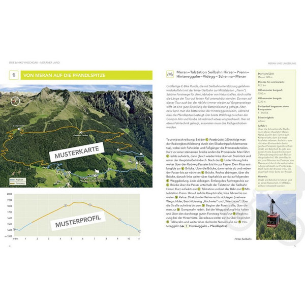 Bike & Hike Vinschgau - Meraner Land - Radwanderführer