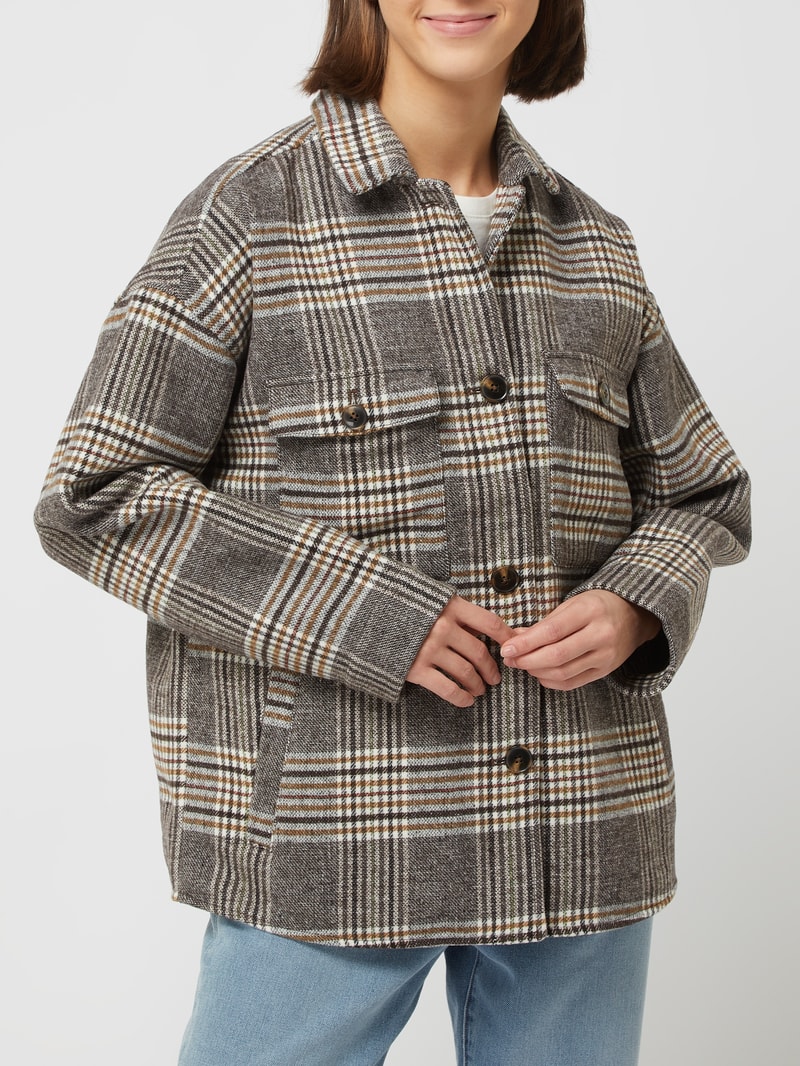 Jacke mit Woll-Anteil in ecru