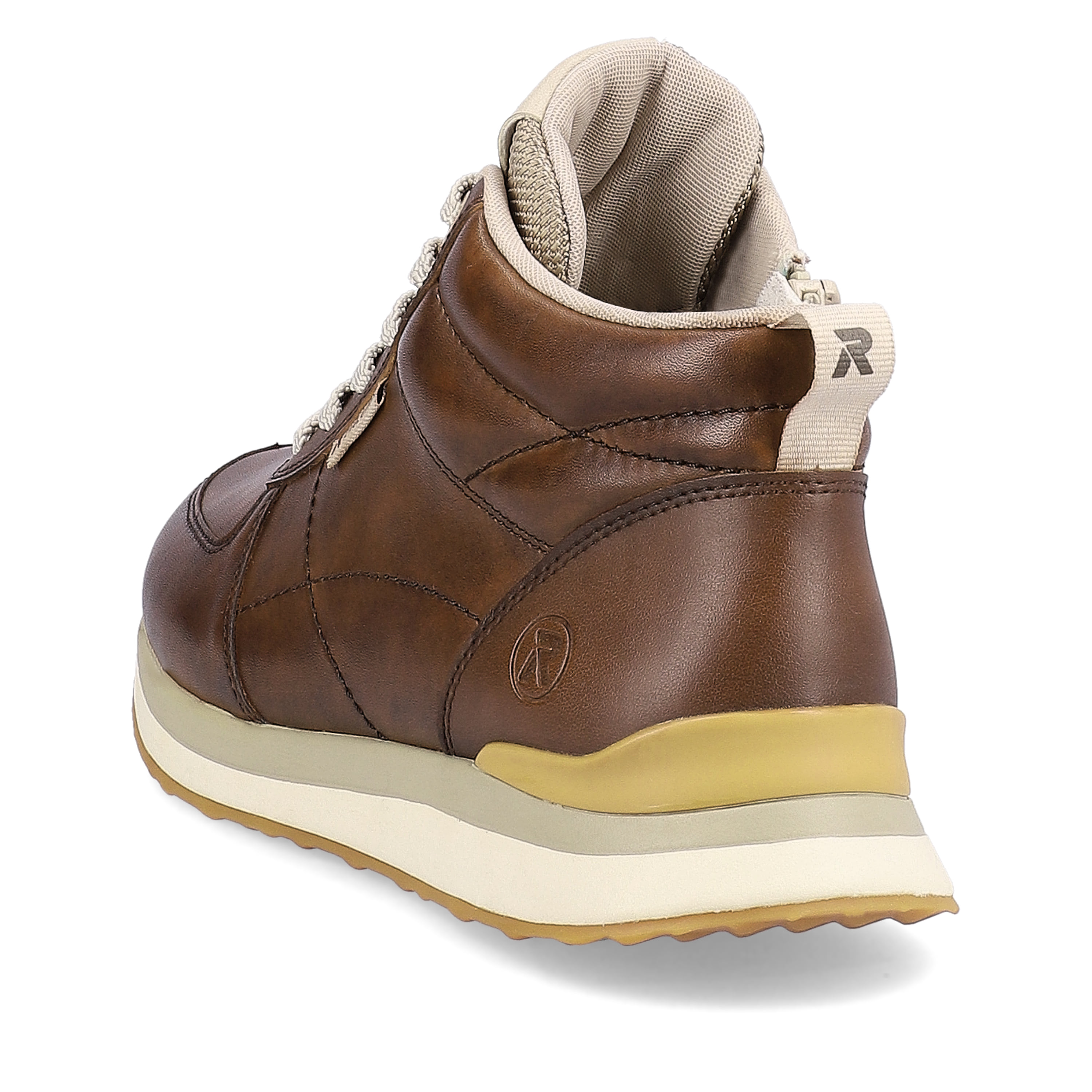 Rieker Damen Sneaker High wood brown