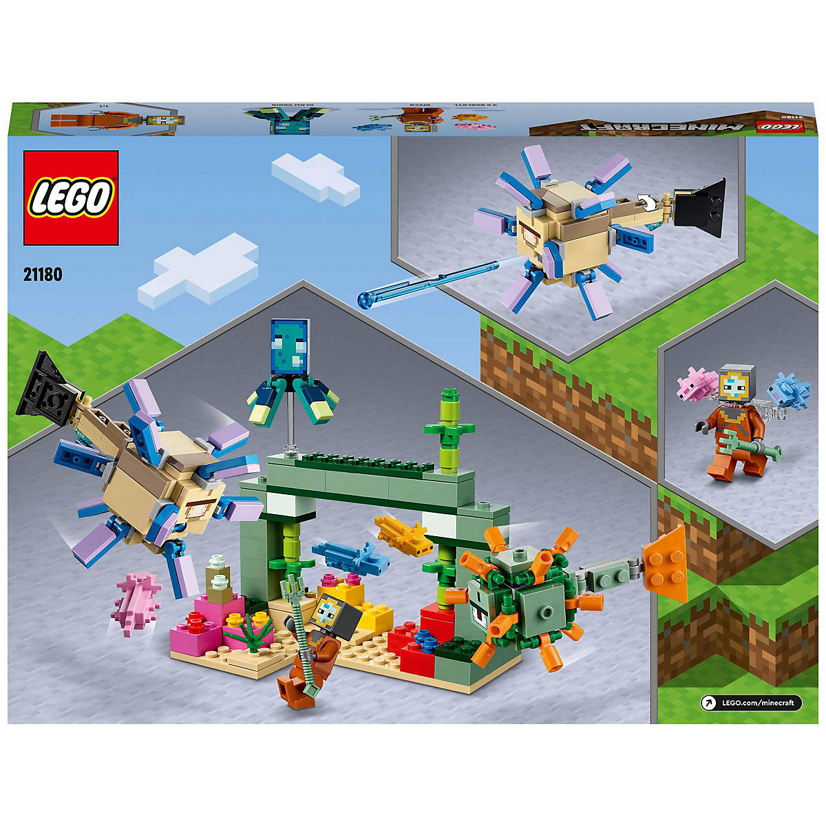 LEGO® Minecraft 21180 Das Wächterduell