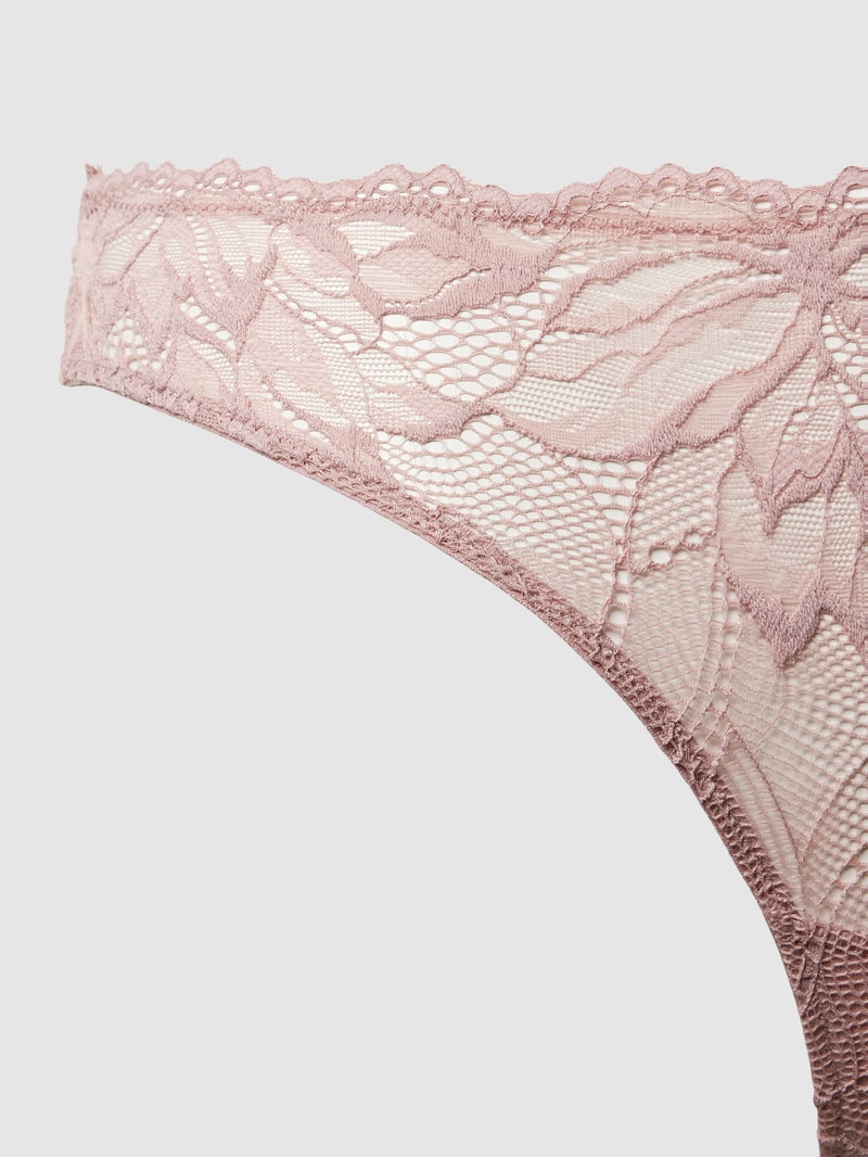 String mit Lochmuster Modell 'Lotus' in rosé