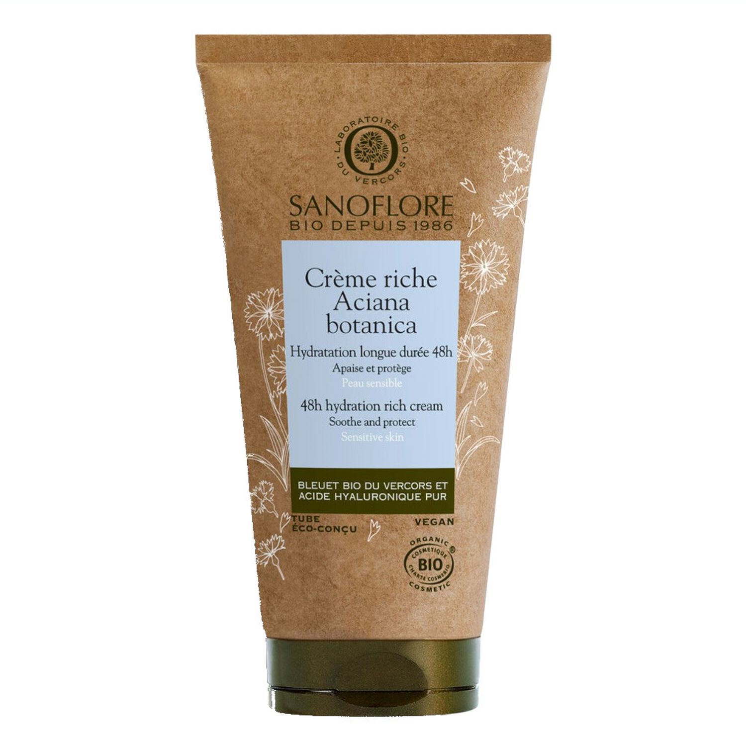 Sanoflore Crème Riche Aciana Botanica Soin Intensif Riche 50 ml