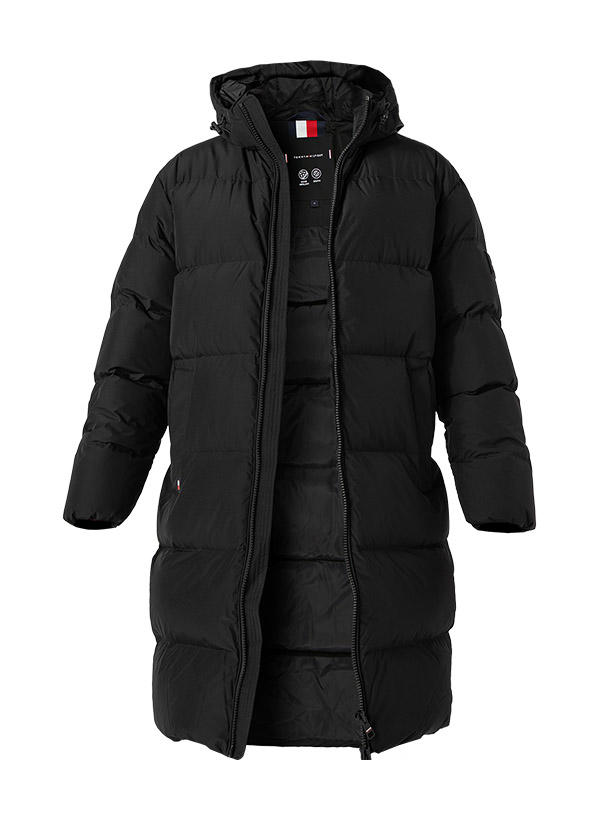Tommy Hilfiger, Daunenmantel, Mikrofaser wasserabweisend, schwarz