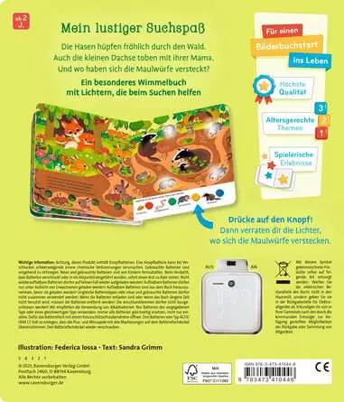 Mein großes Lichter-Wimmelbuch: Im Wald