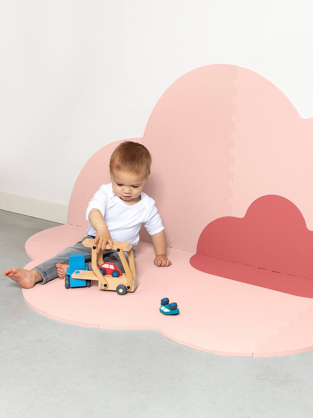 Quut Großer Baby Spielteppich WOLKE QUUT - mehrfarbig