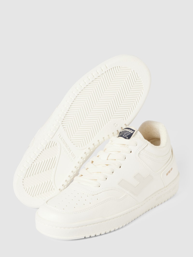 Sneaker mit Label-Details Modell 'RETRO 90s' in weiß