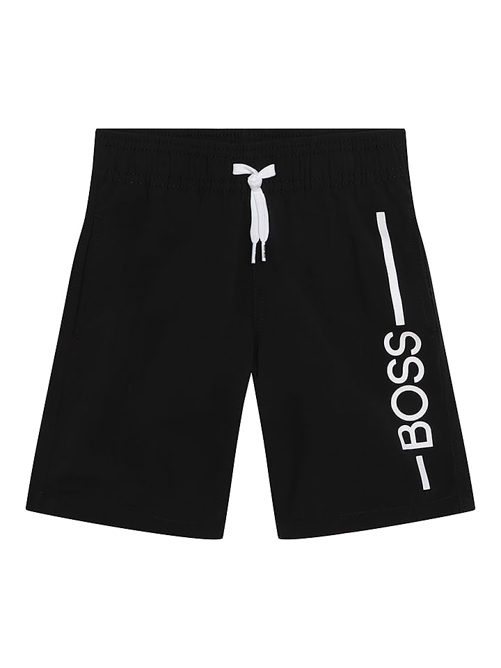 Hugo Boss Kids Badeshorts in Schwarz günstig kaufen 152