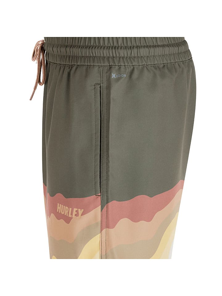 Hurley Badeshorts in Khaki/ Bunt günstig kaufen
