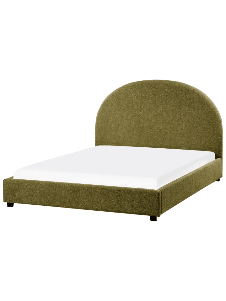 Beliani Doppelbett VAUCLUSE in Grün - (W) 154 x (H) 112 x (L) 214 cm günstig kaufen onesize