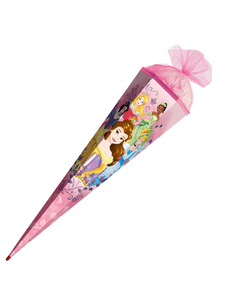 ROTH Schultüte groß Disney Princess 85 cm, Glitter in Rosa günstig kaufen onesize