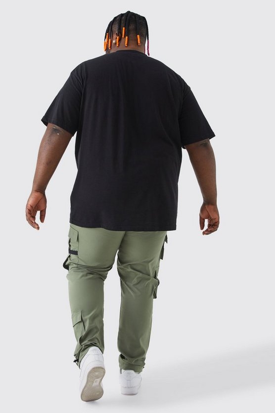 Plus Skinny Cargo-Hose mit Taschen
