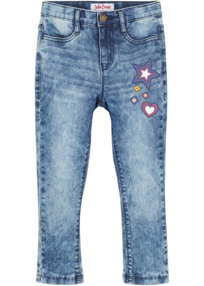 Mädchen Thermojeans mit Jerseyfutter
