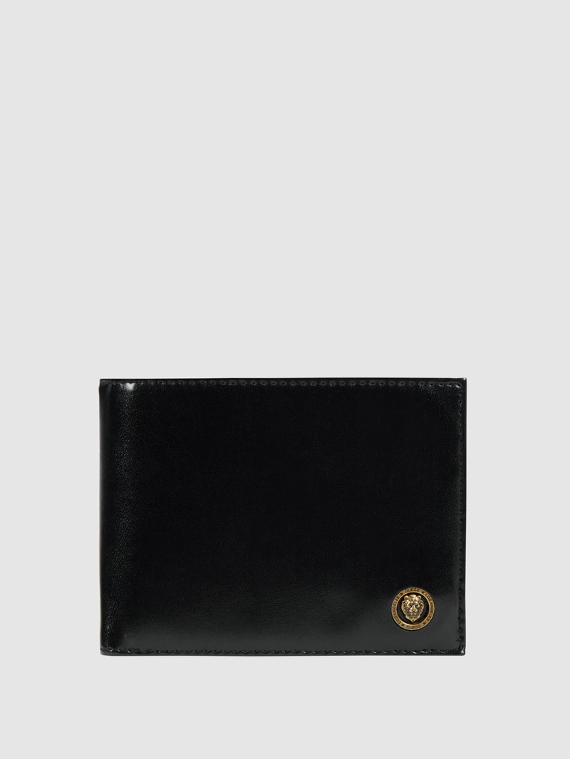 Portemonnaie in Leder-Optik in schwarz