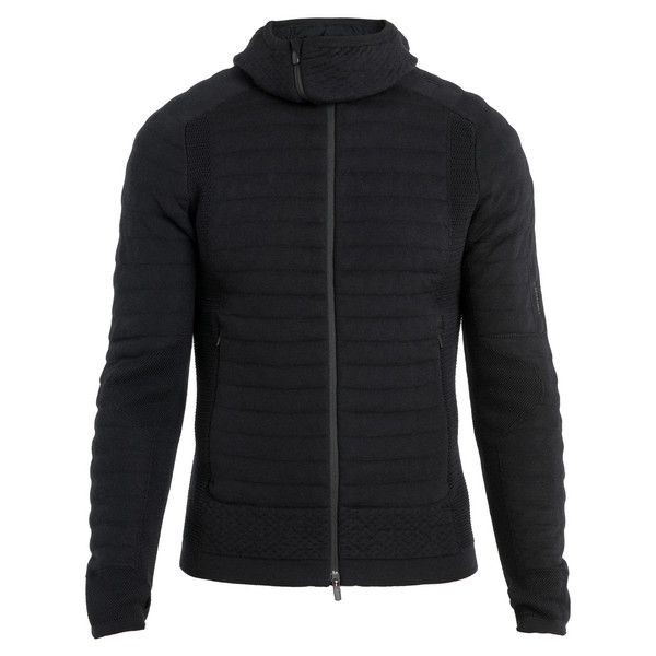 M MERINO ZONEKNIT EXPLORE LS ZIP HOODIE Herren - Wolljacke