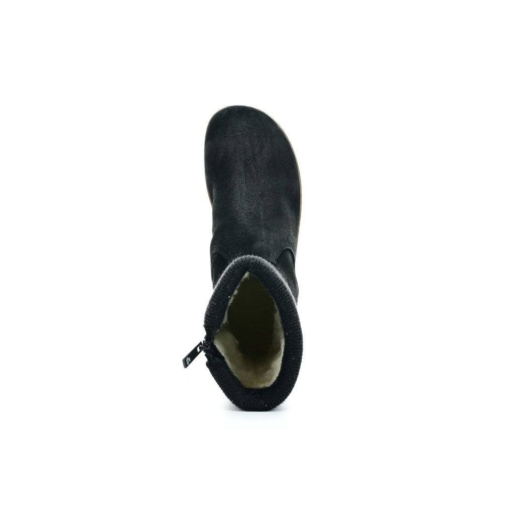 Groundies Iceland schwarze Winterbarfußschuhe