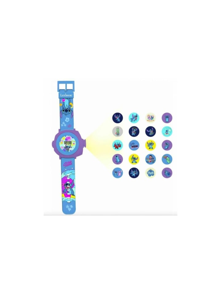 Lilo & Stitch Lilo & Stitch Uhr mit Projektion Praktisch und dekorativ in Blau günstig kaufen onesize