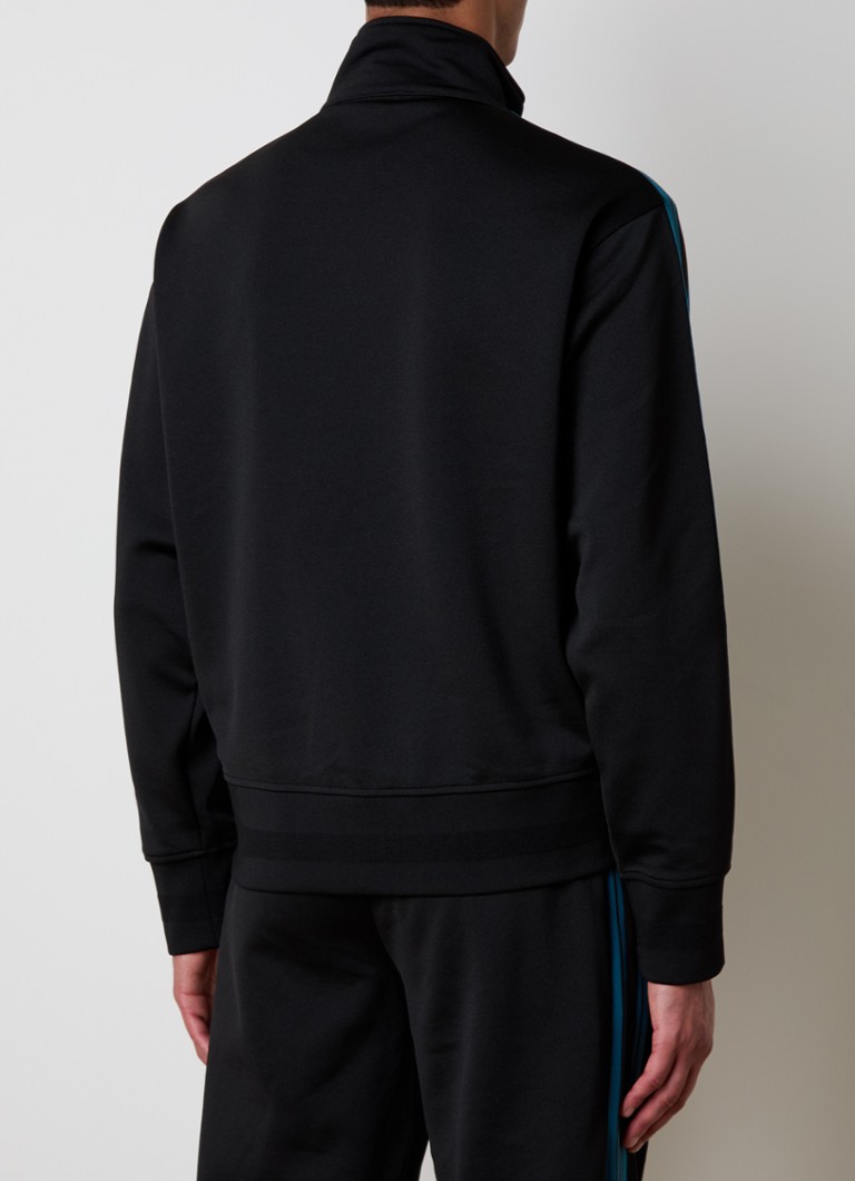 Burberry Track Jacket with logo embroidery and zip pockets