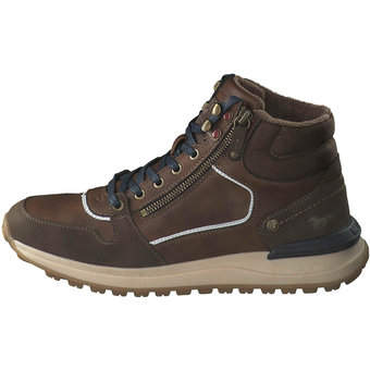Mustang Schnürstiefelette in braun