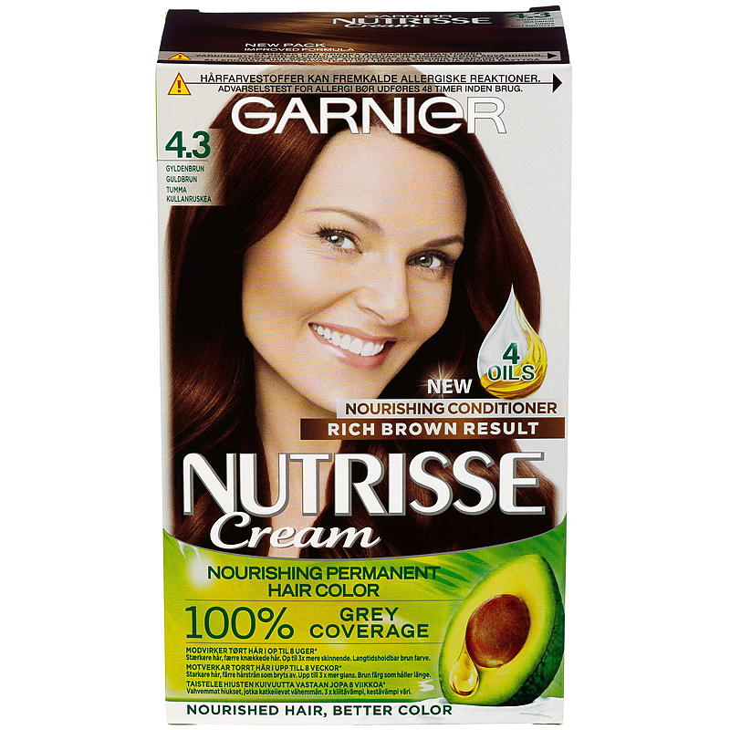 Garnier Nutrisse Cream 4,3 Gyllenbrun