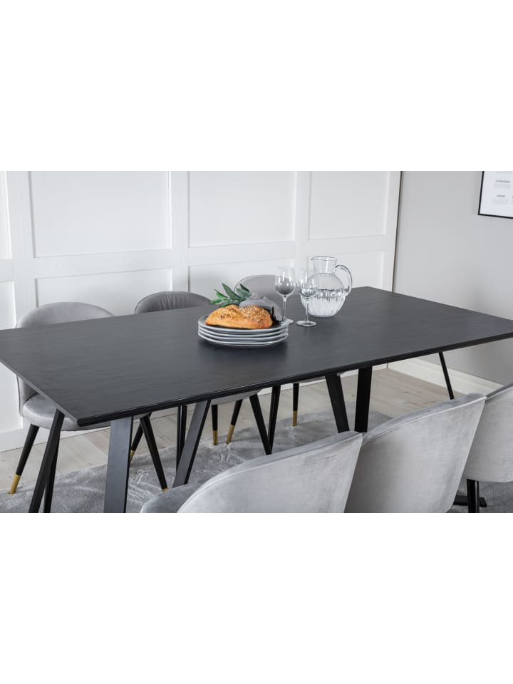 ebuy24 Essgruppe Marina 23 (7-teilig) Hellgrau 90 x 180 cm günstig kaufen onesize