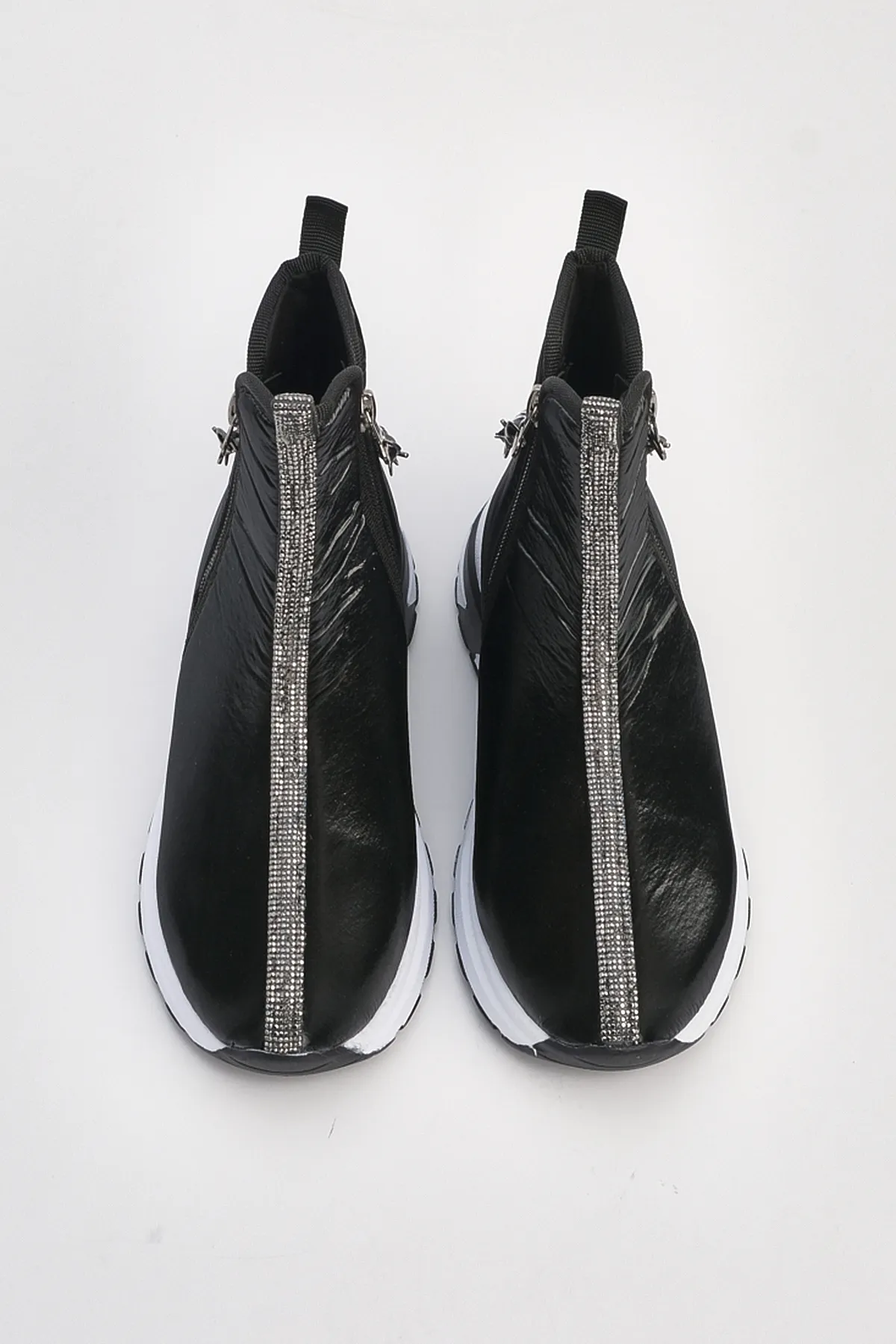 Marjin  Stiefelette - Schwarz - Flacher Absatz