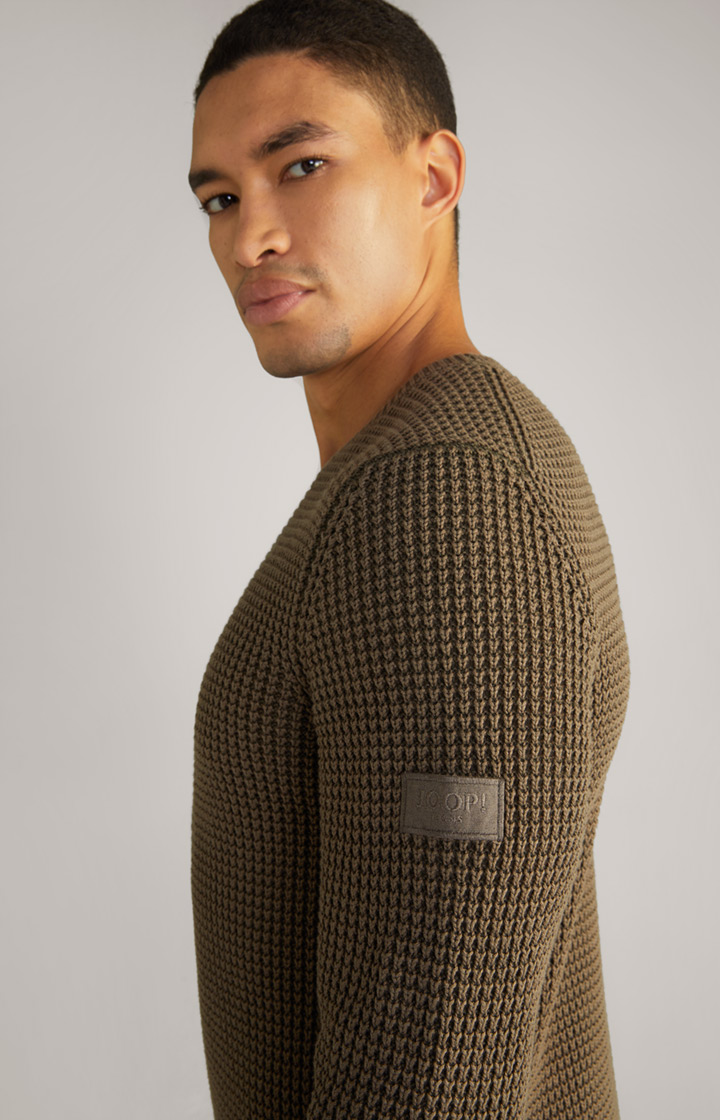 Strickpullover Hadriano in Oliv