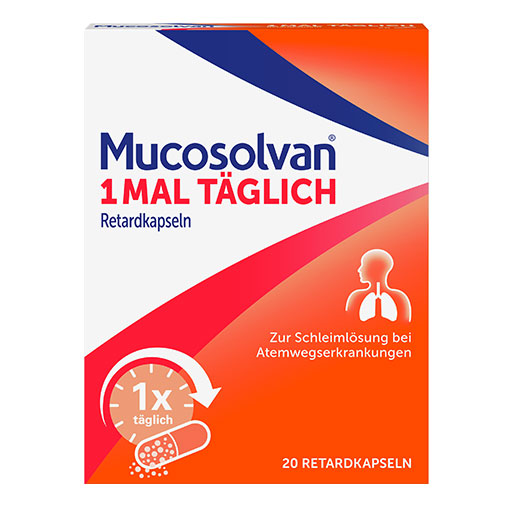 MUCOSOLVAN 1mal täglich Retardkapseln  20 St  Retard-Kapseln