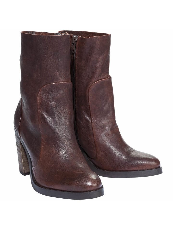 Wiesnkönig Stiefelette Elin in Dunkelbraun günstig kaufen