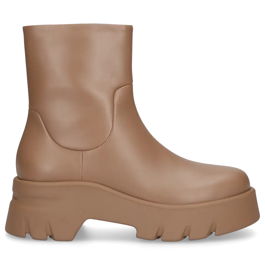 Gianvito Rossi - Klassische Stiefeletten MONTEY Nappaleder - beige