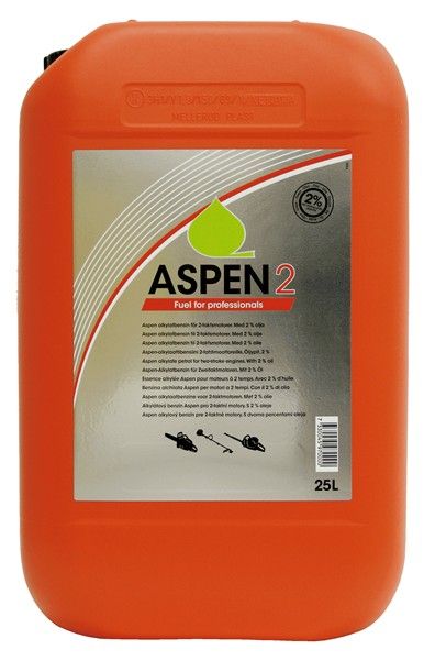 Aspen 060 Έτοιμο προς χρήση μείγμα βενζίνης 25 λίτρων για δίχρονους κινητήρες