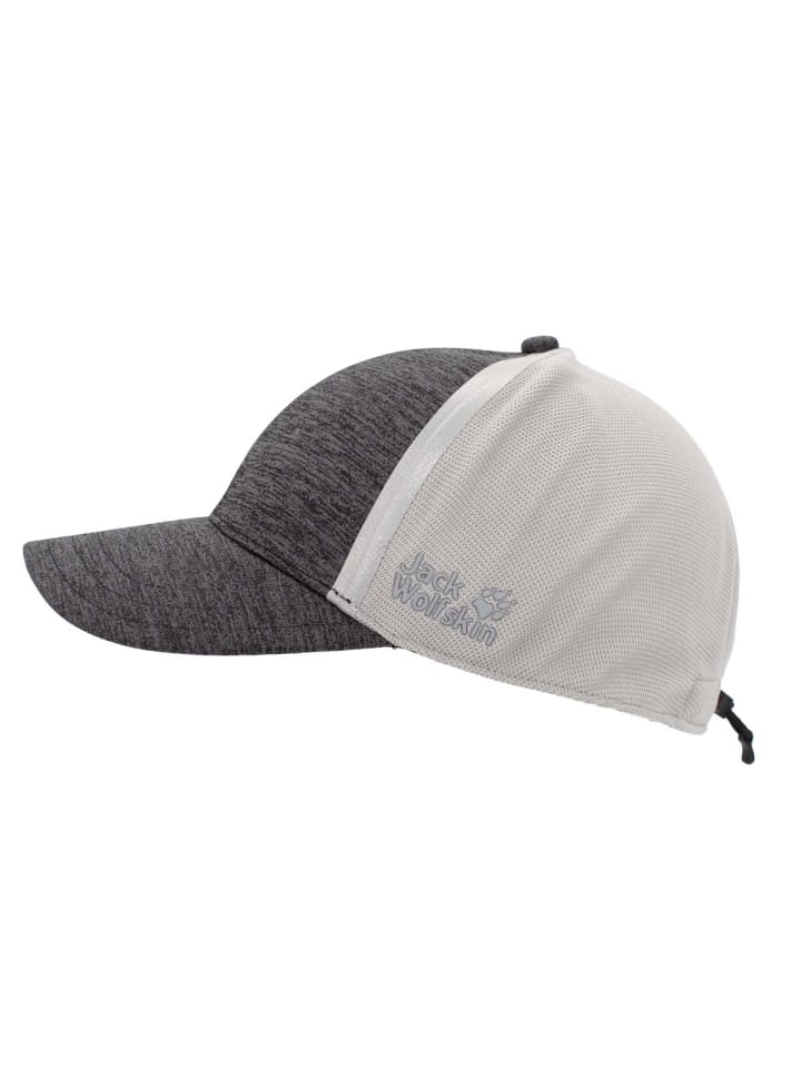 Jack Wolfskin Accessoires New Seamless Athletic Cap Basecap in Grau günstig kaufen L
