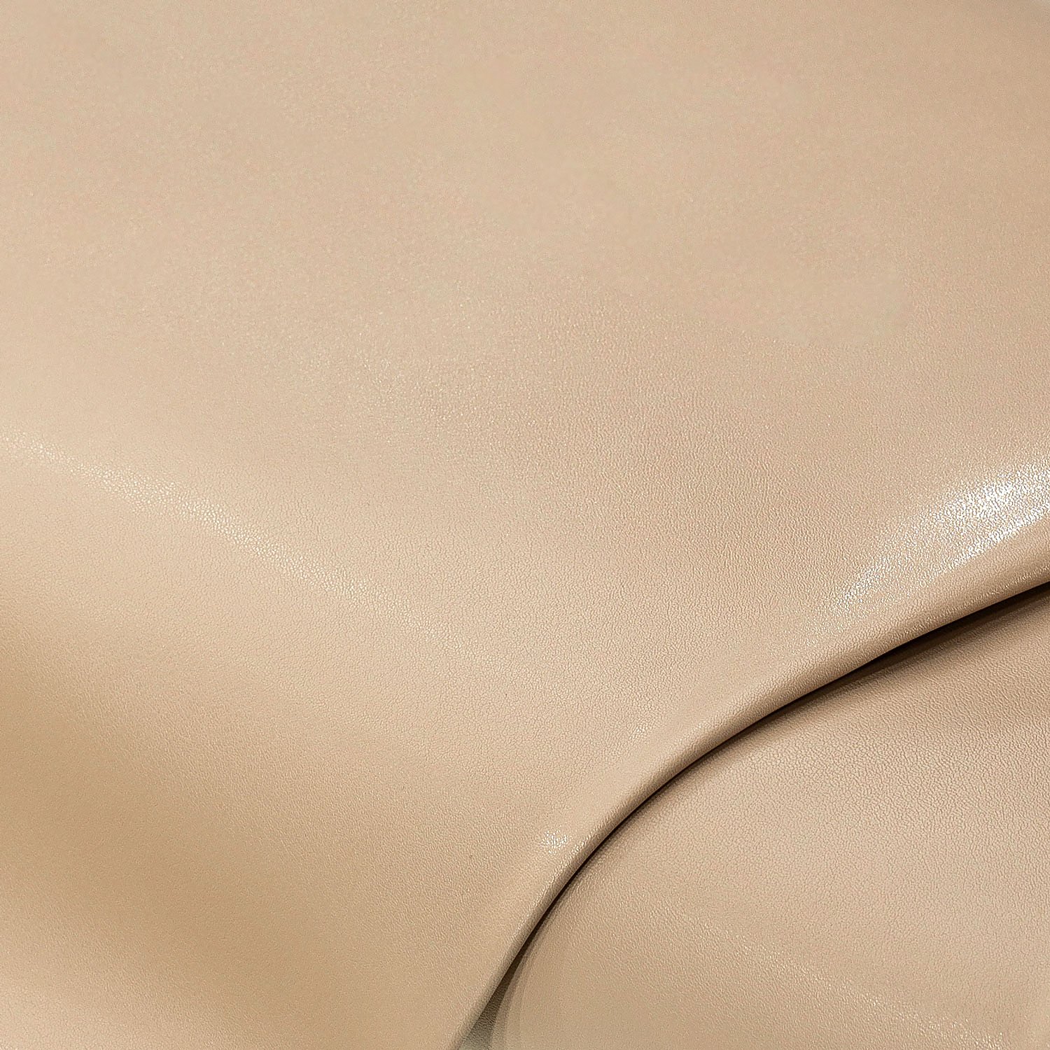 Glattes Kunstleder, taupe
