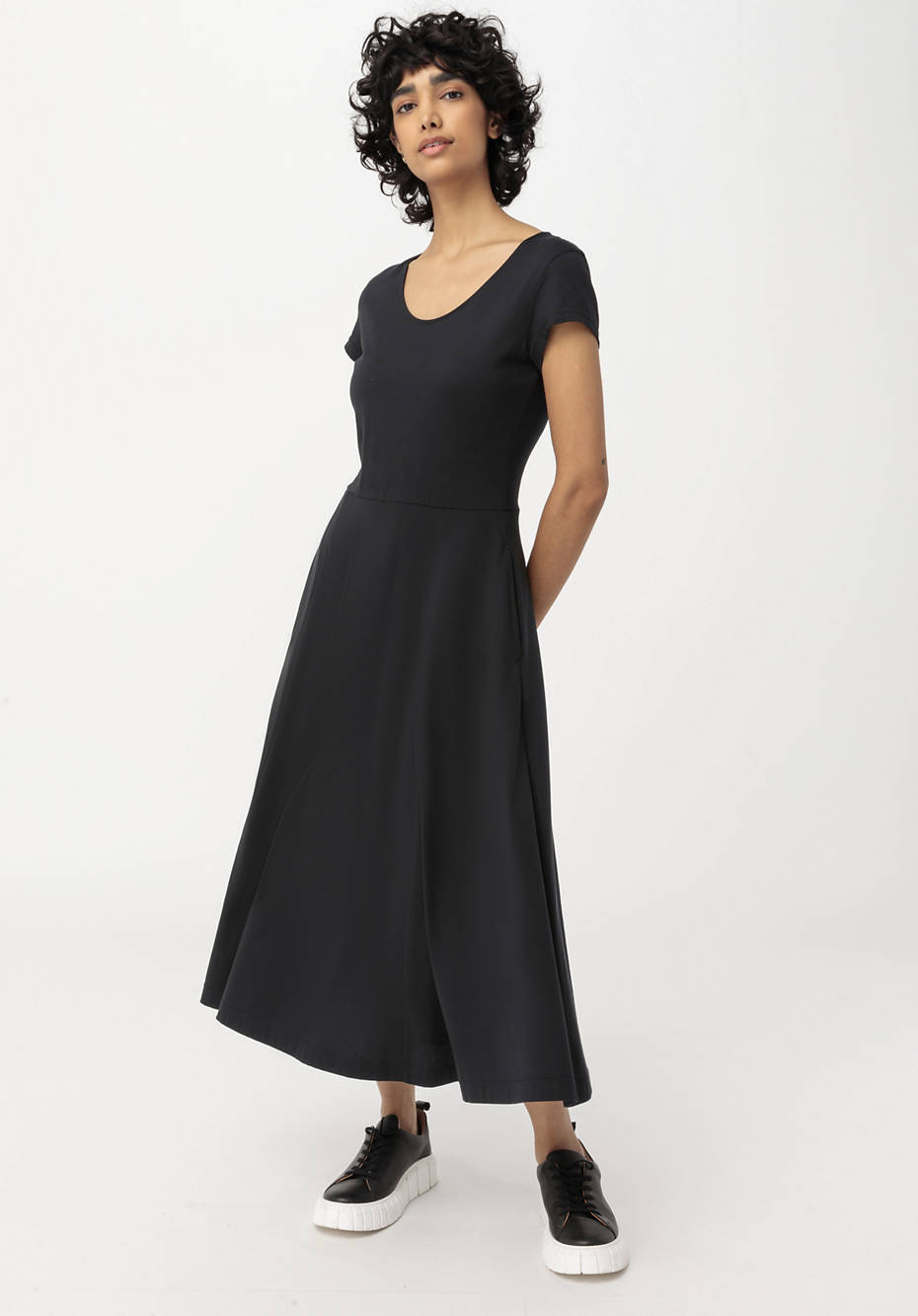 Jersey-Kleid aus reiner Bio-Baumwolle