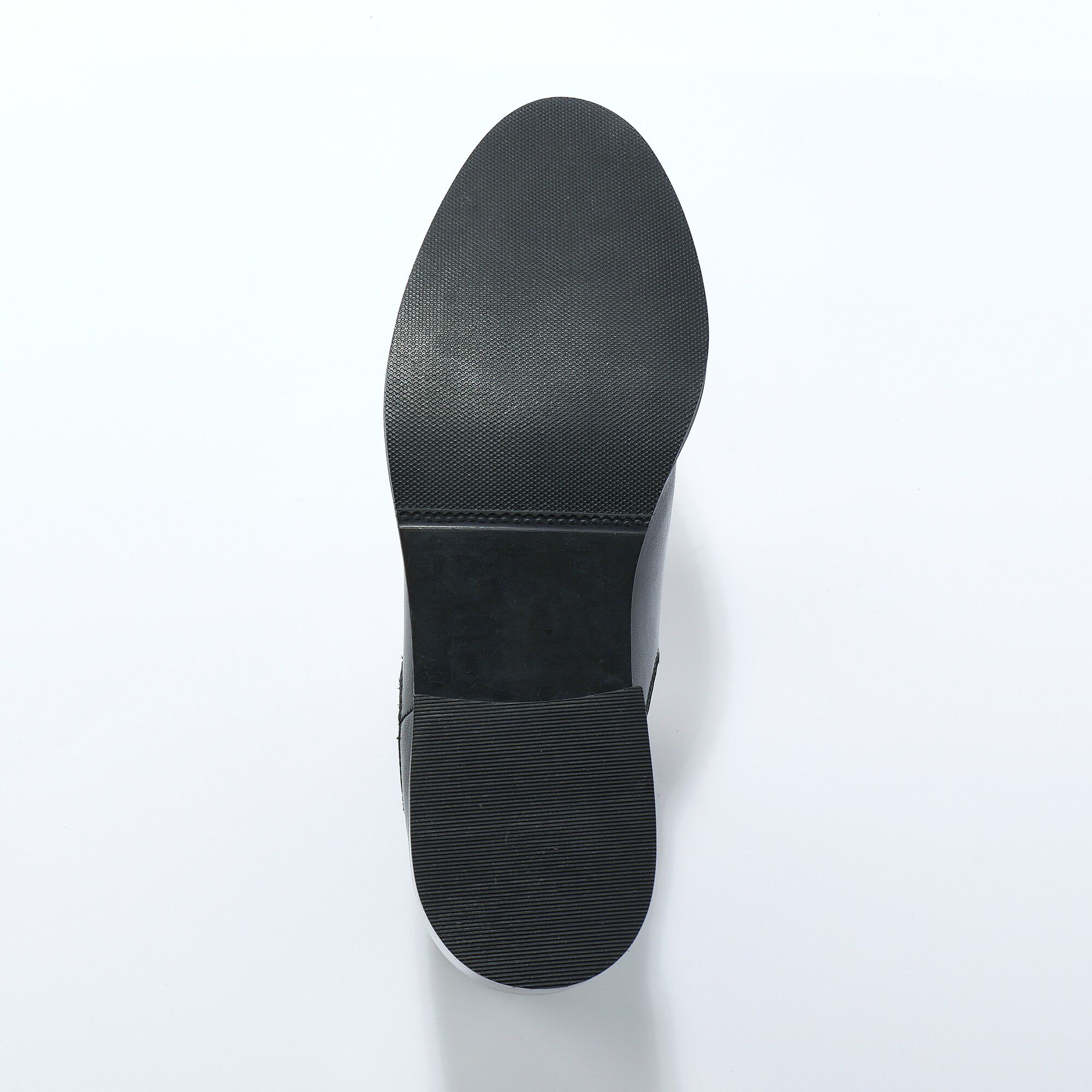 Boots chelsea en cuir, biais argenté