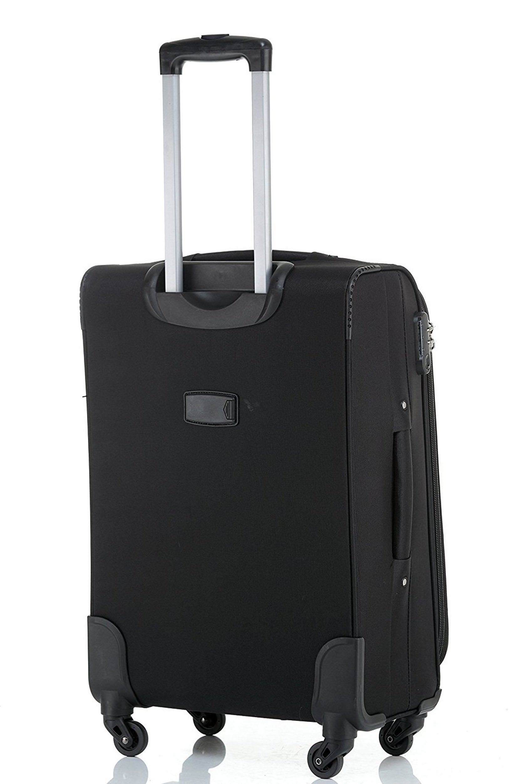 Beibye Weichgepäck-Trolley Set 2-tlg. 64 + 54cm mit 4 Rollen u. Dehnfalte in drei Farben