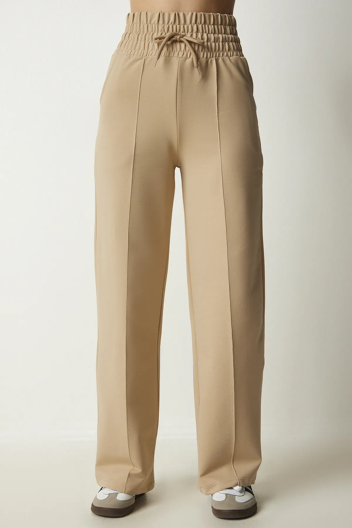Happiness İstanbul  Jogginghose - Weiß - Wide Leg