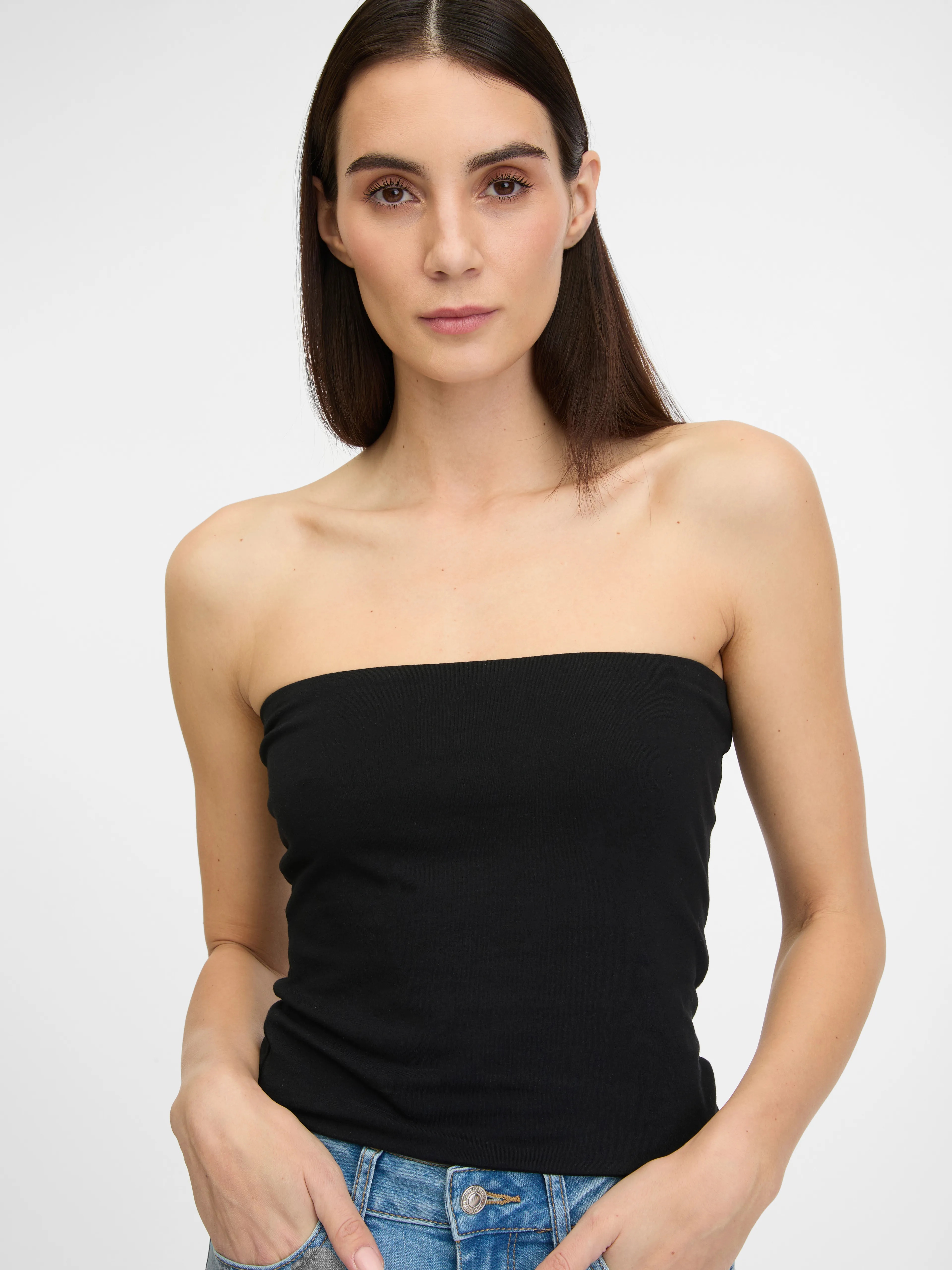 Schwarzes Damen-Tank-Top ORSAY