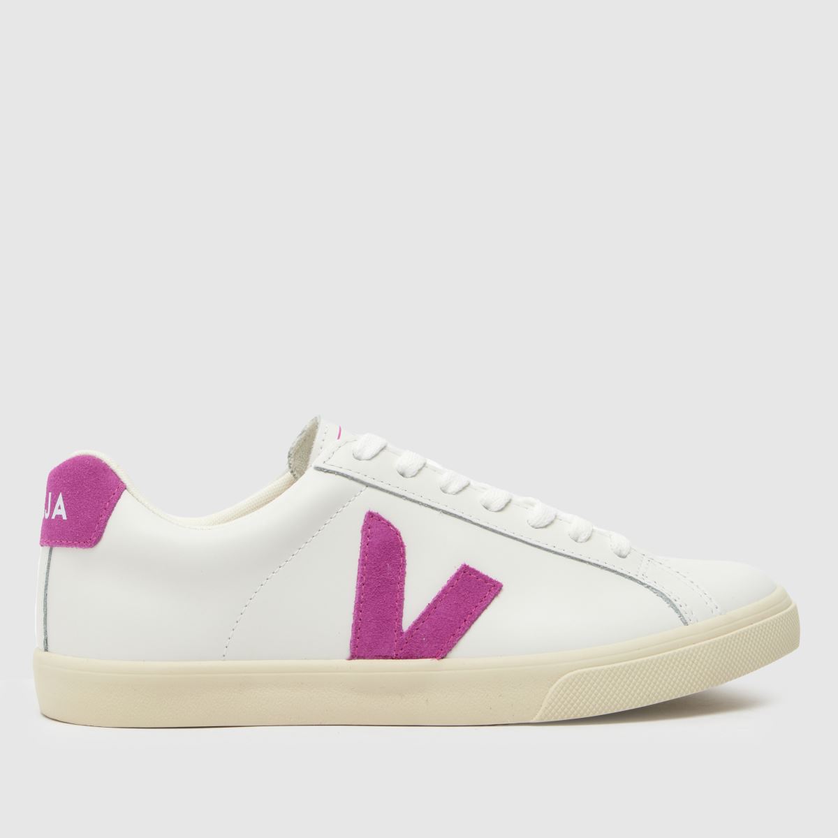 VEJA esplar-sneakers i vitt och lila