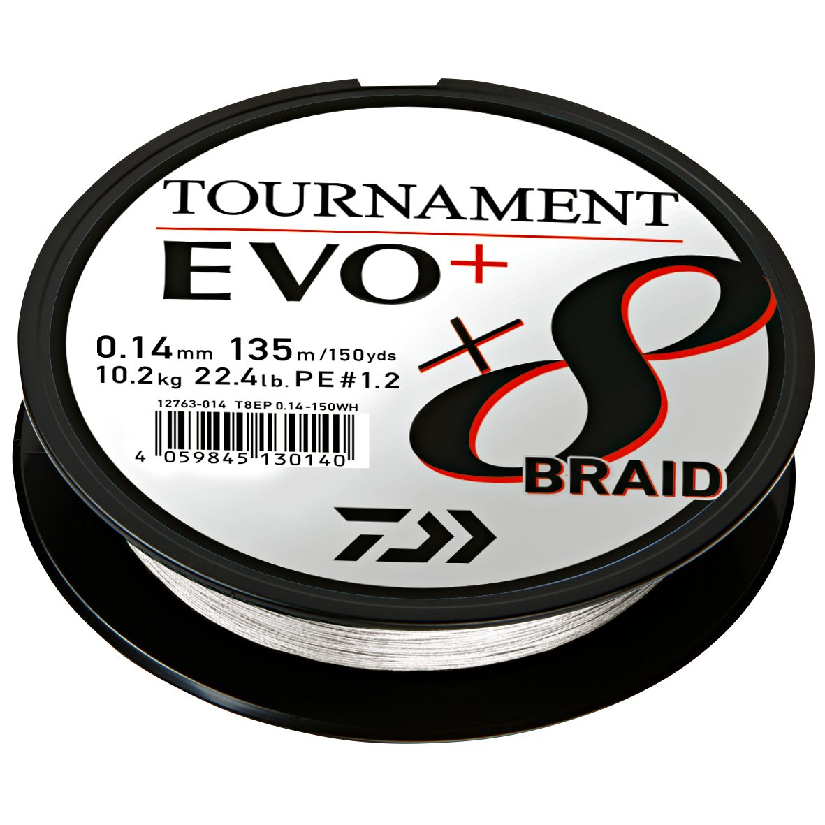 Daiwa Angelschnur Tournament X8 Braid EVO+ (270 m, chartreuse)