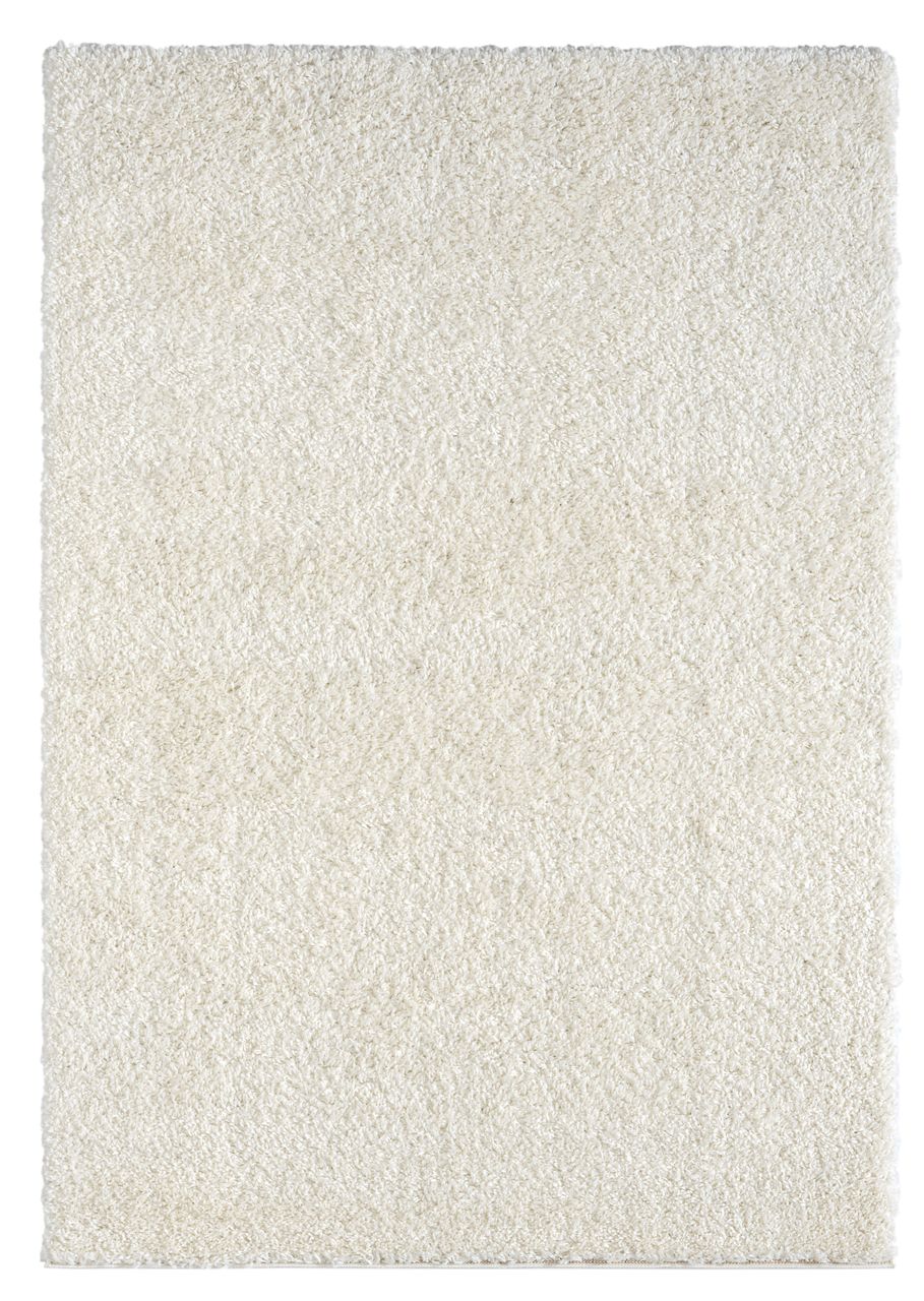 MyFlair Teppich Elodie, 160cm x 230cm, Farbe Weiß, rechteckig, Florhöhe 37mm