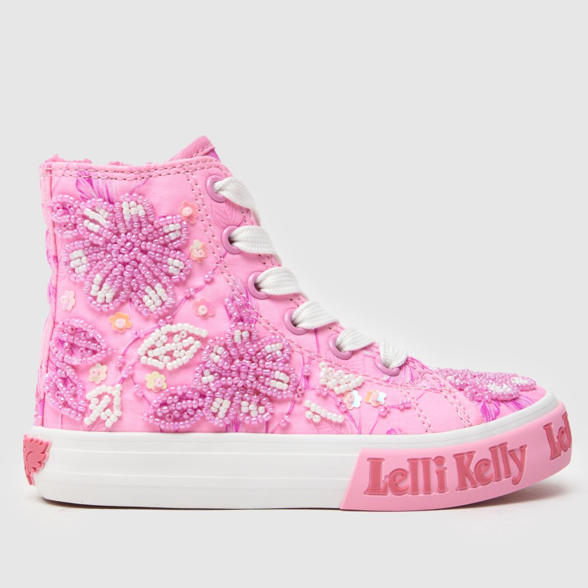 Lelli Kelly rosa Brooke Mid flickor juniorsneakers
