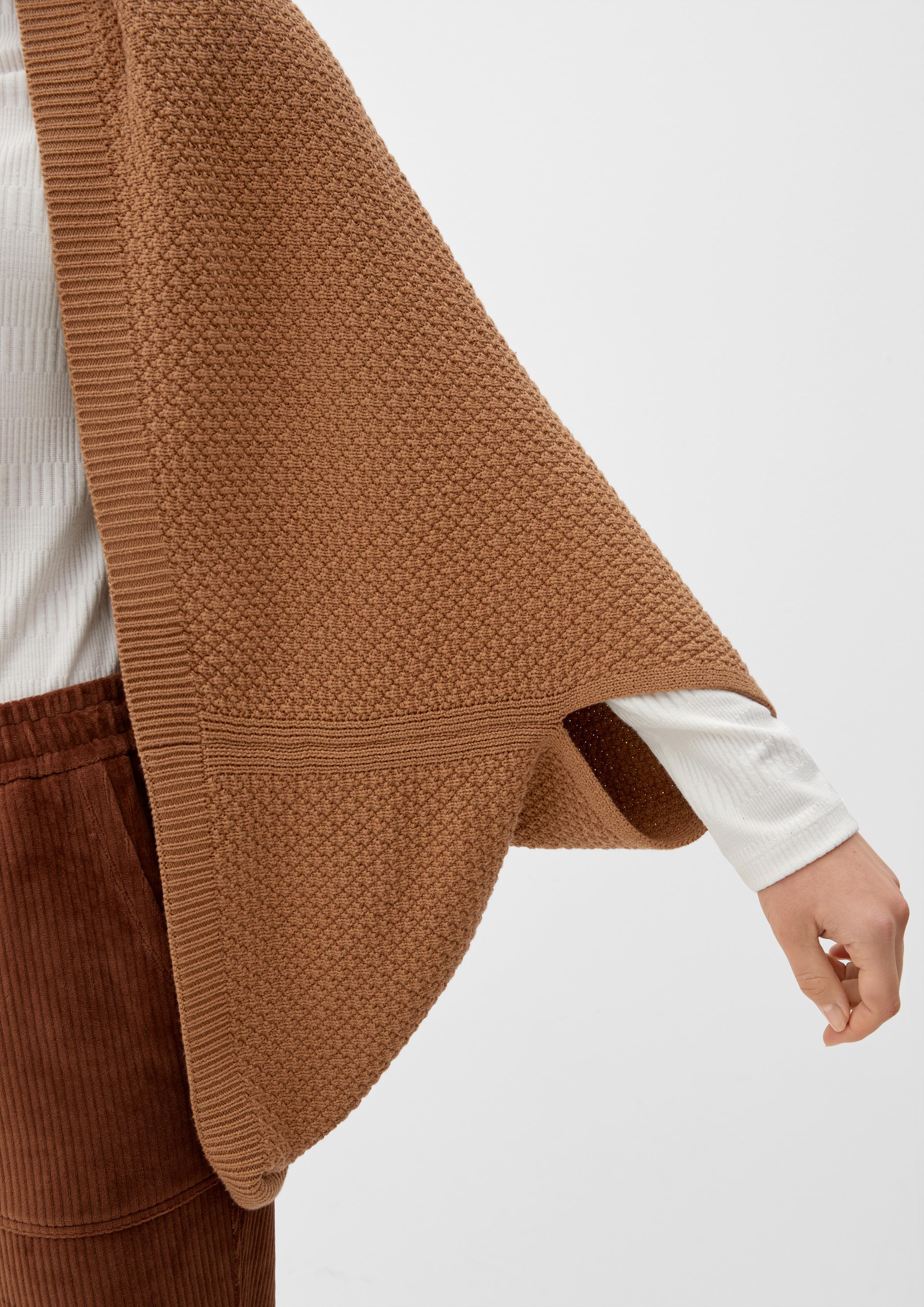 Poncho aus Baumwollmix  2119747-8469