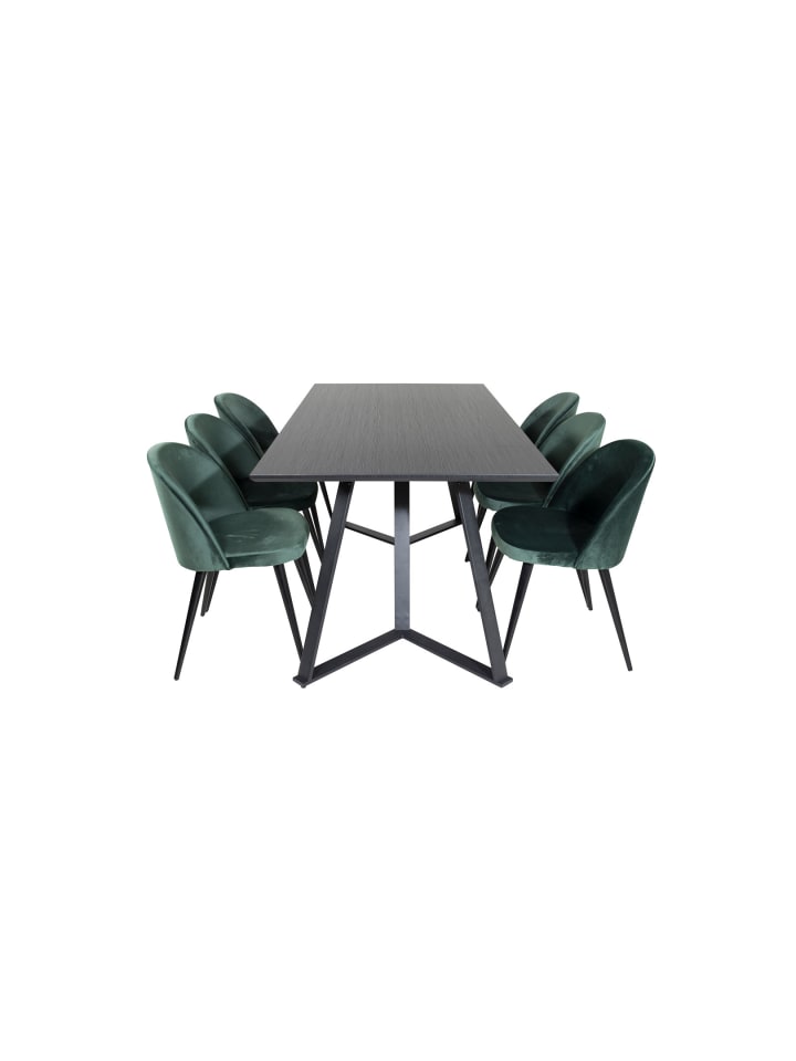 ebuy24 Essgruppe Marina 23 (7-teilig) Grün 90 x 180 cm günstig kaufen onesize