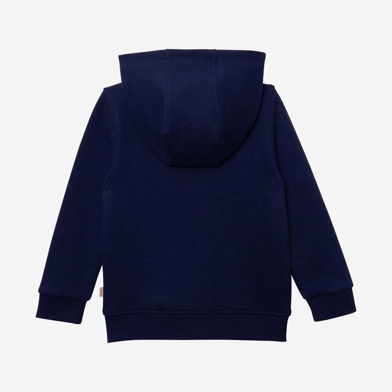 Cardigan bébé garçon message bleu en coton recyclé Catimini