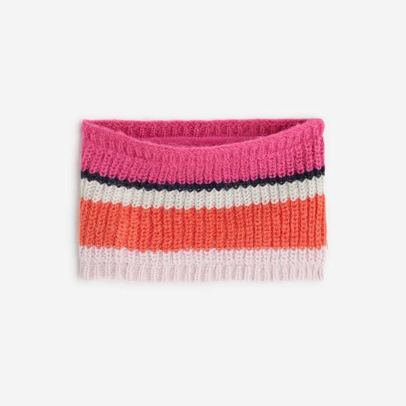 Snood bébé fille rose en tricot Catimini