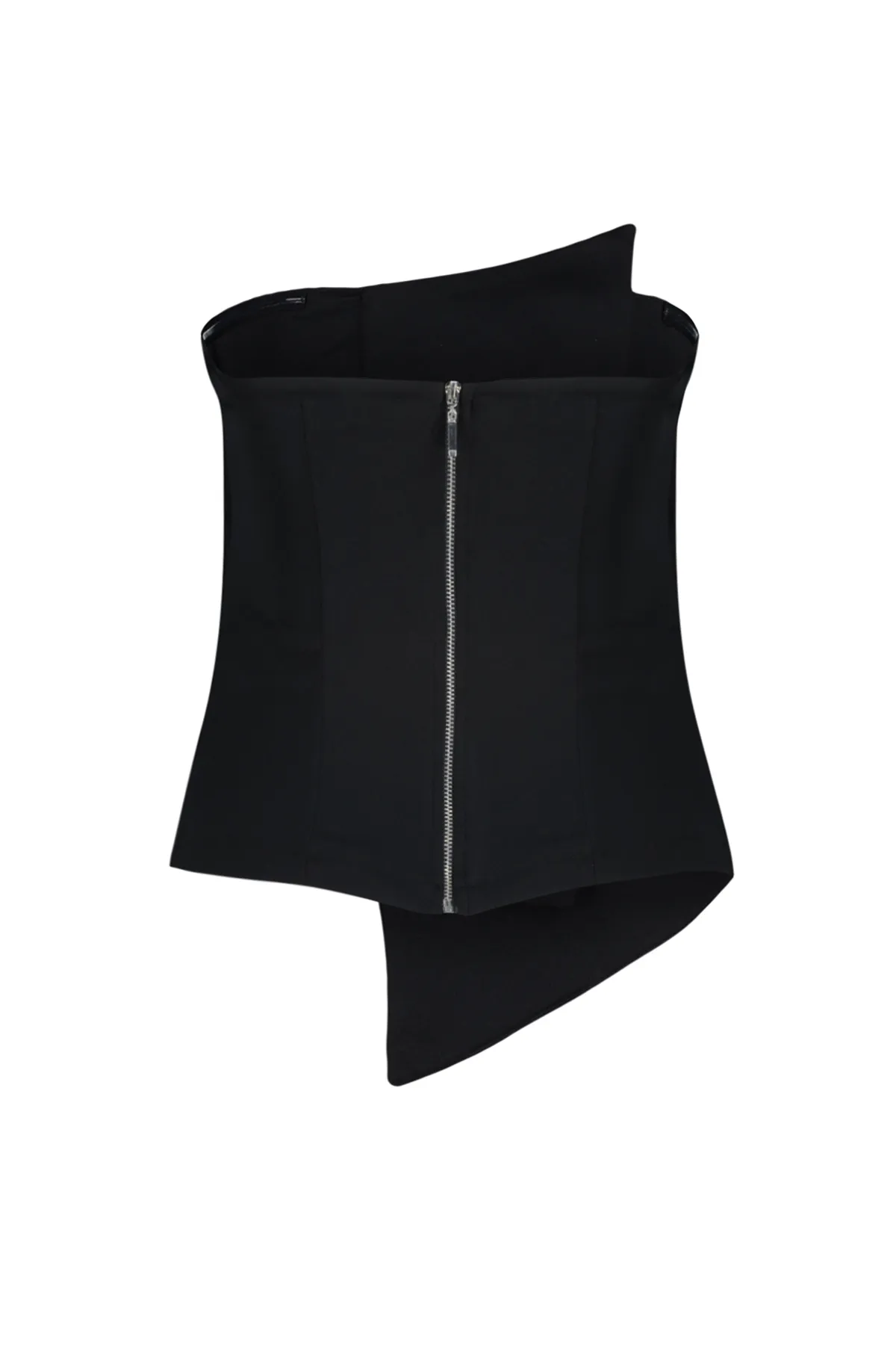 Trendyol Collection  Schwarzes, tailliertes, gewebtes Bustier TPRSS24BZ00008