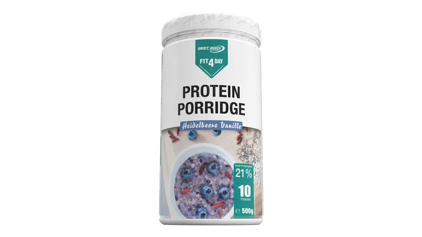 Fit4Day Porridge Heidelbeere-Vanille 500 g