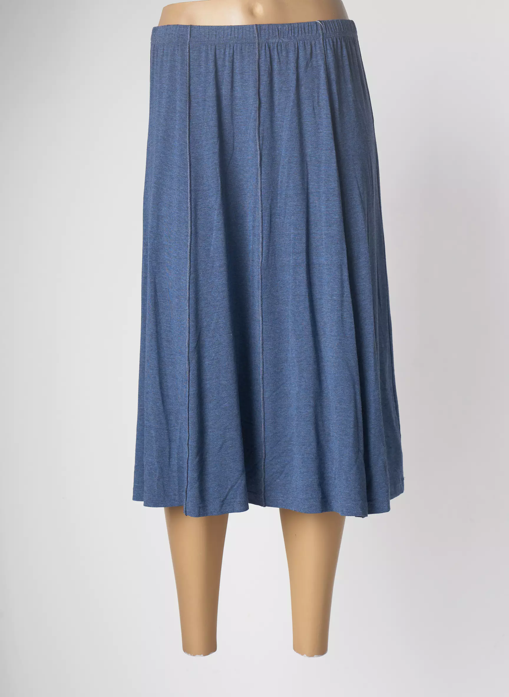 Pauporte Jupes Mi Longues Femme couleur bleu