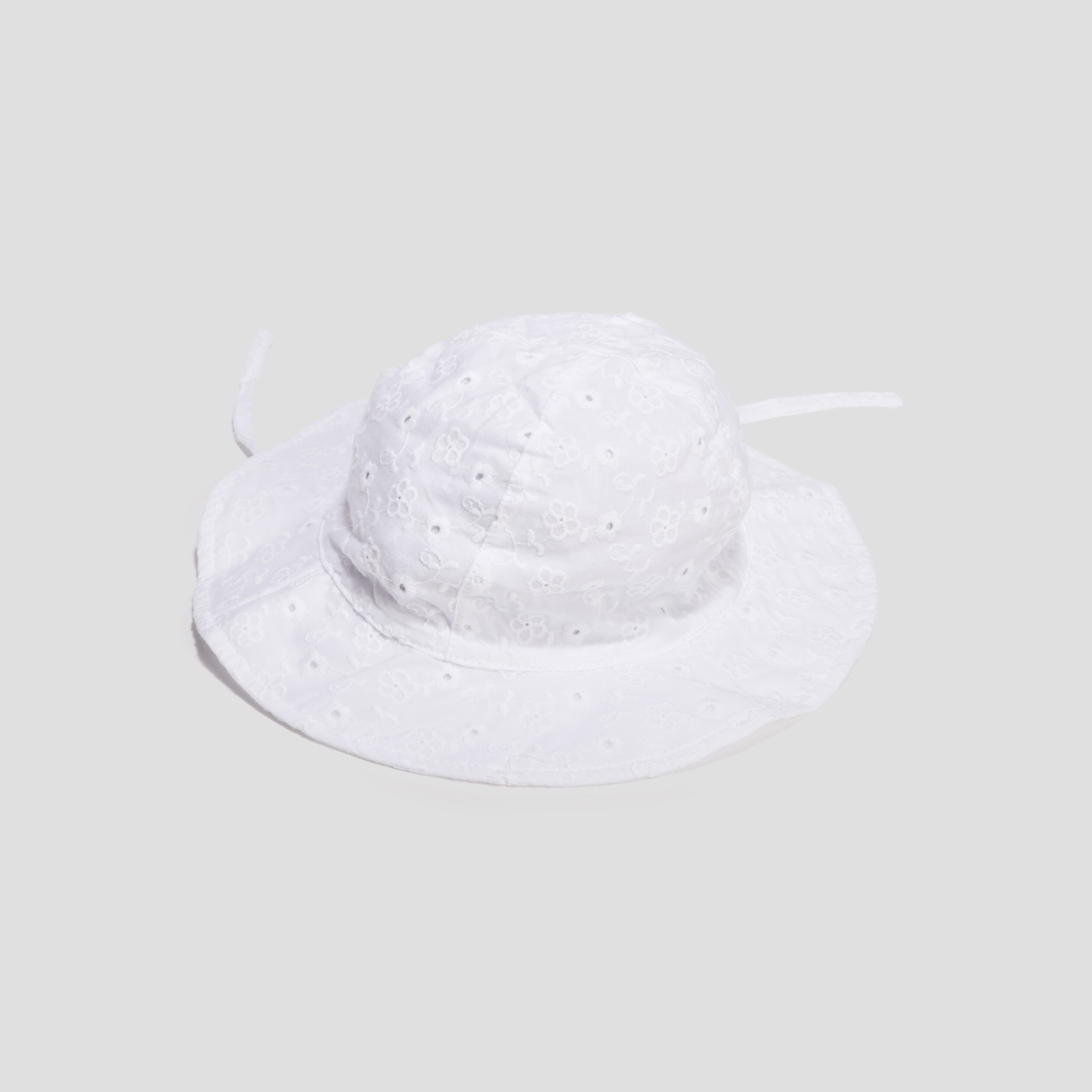 Capeline en broderie anglaise blanc bébé fille | La Halle